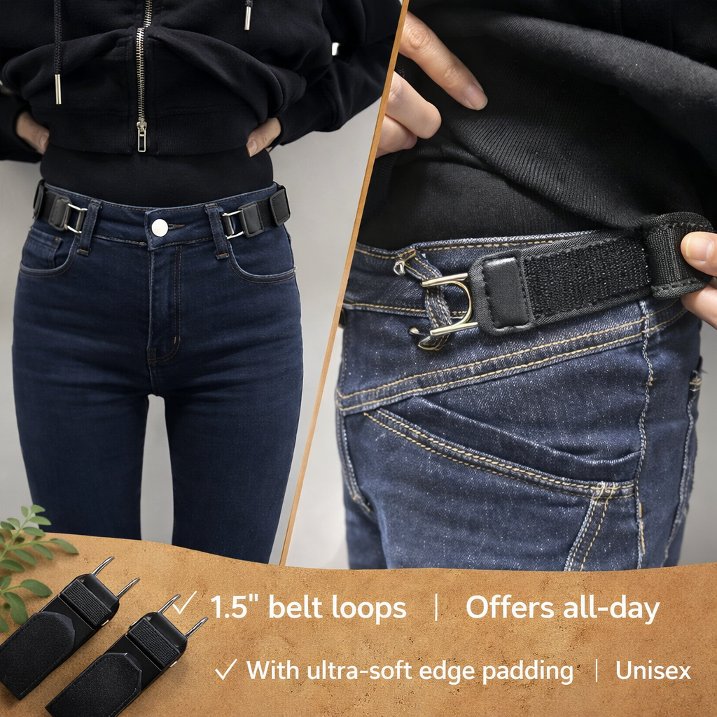 ElevateFinds-tactical metal hook elastic belt