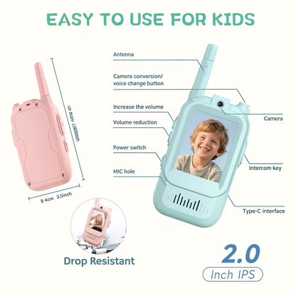 Walkie Talkie for Kids with Video