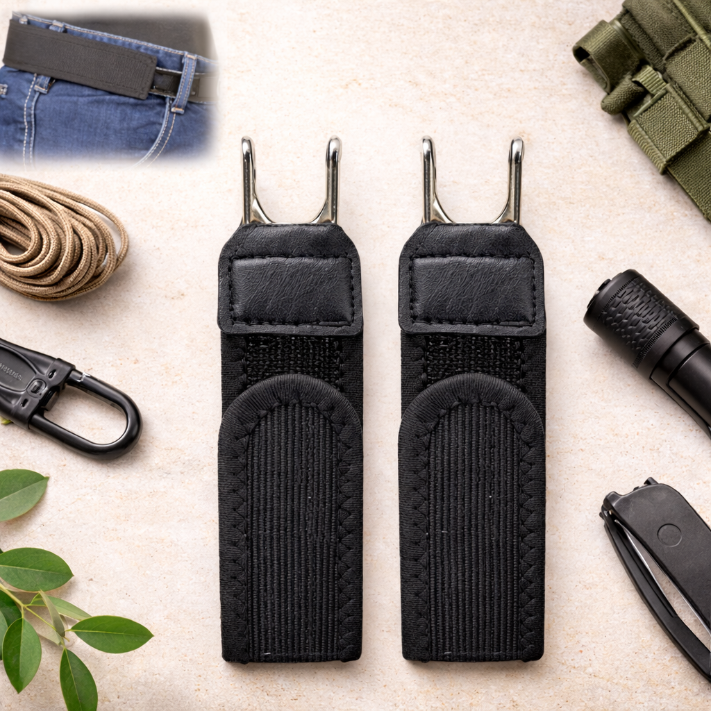 ElevateFinds-tactical metal hook elastic belt