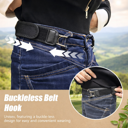 ElevateFinds-tactical metal hook elastic belt